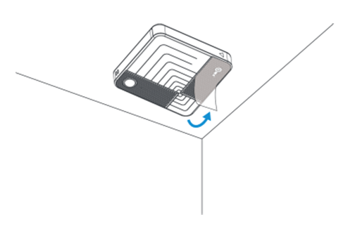 adhesive backed installation
