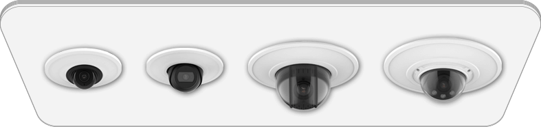 camera recessed camera mount