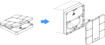 ws1x6 smart scene panel installation 1