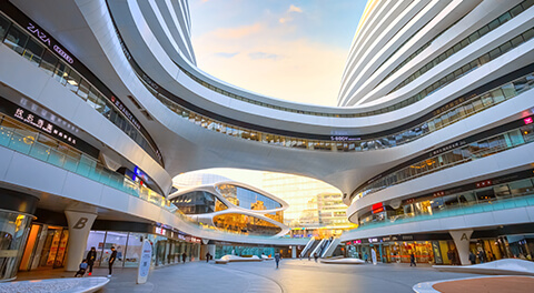 shopping centers