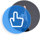 icon touch for help