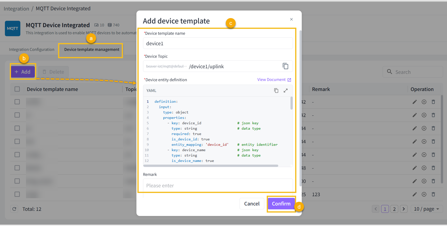 add-mqtt-device-template