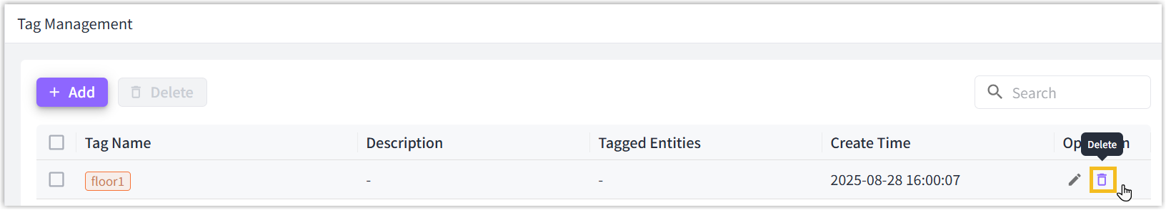Delete-single-tag