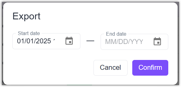 Export-entity-data-range