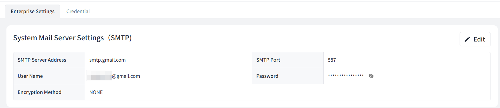SMTP-server-setting