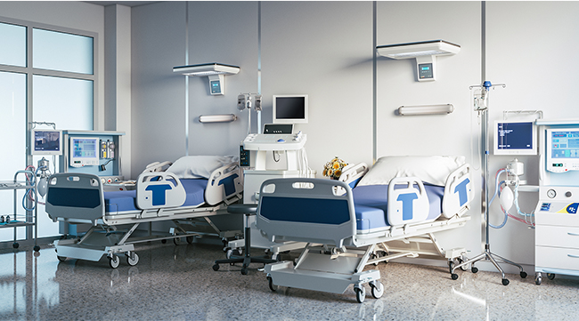 Temperature monitoring system in healthcare facility