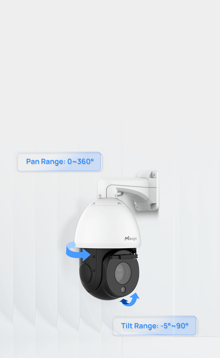 AI 36X/42X Speed Dome Network Camera with Wiper | Milesight