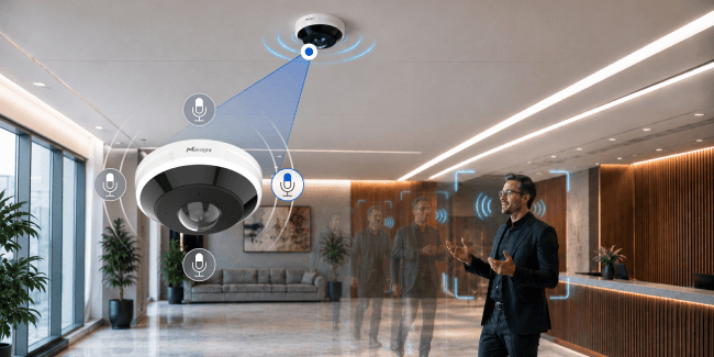 12MP AI 360° Fisheye Security Camera | Milesight