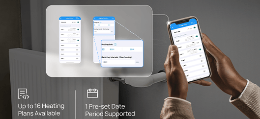 16 heating schedules 16 heating schedules