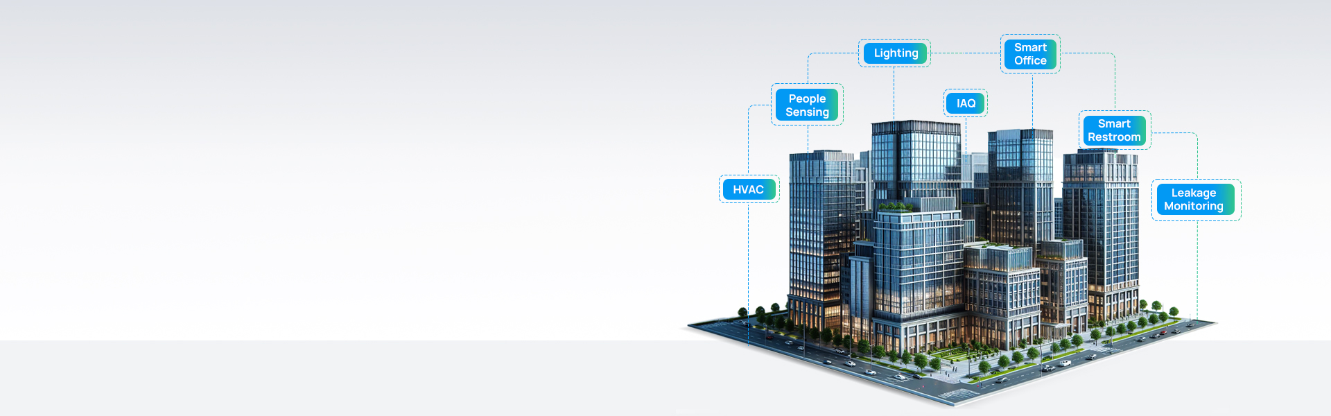 smart building sensors banner