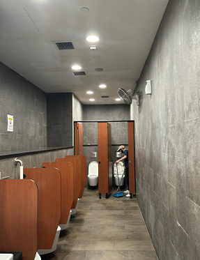 jll success story toilet cleaning