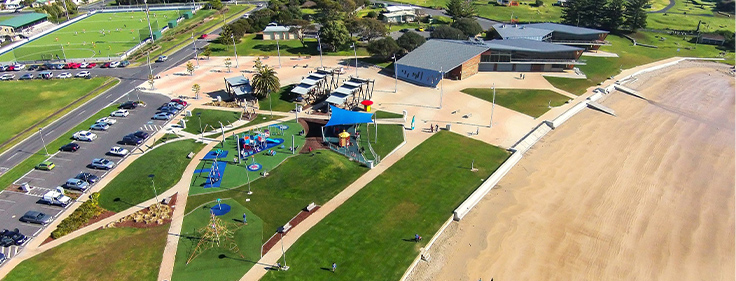 smart irrigation in city view