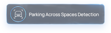 parking across spaces detection