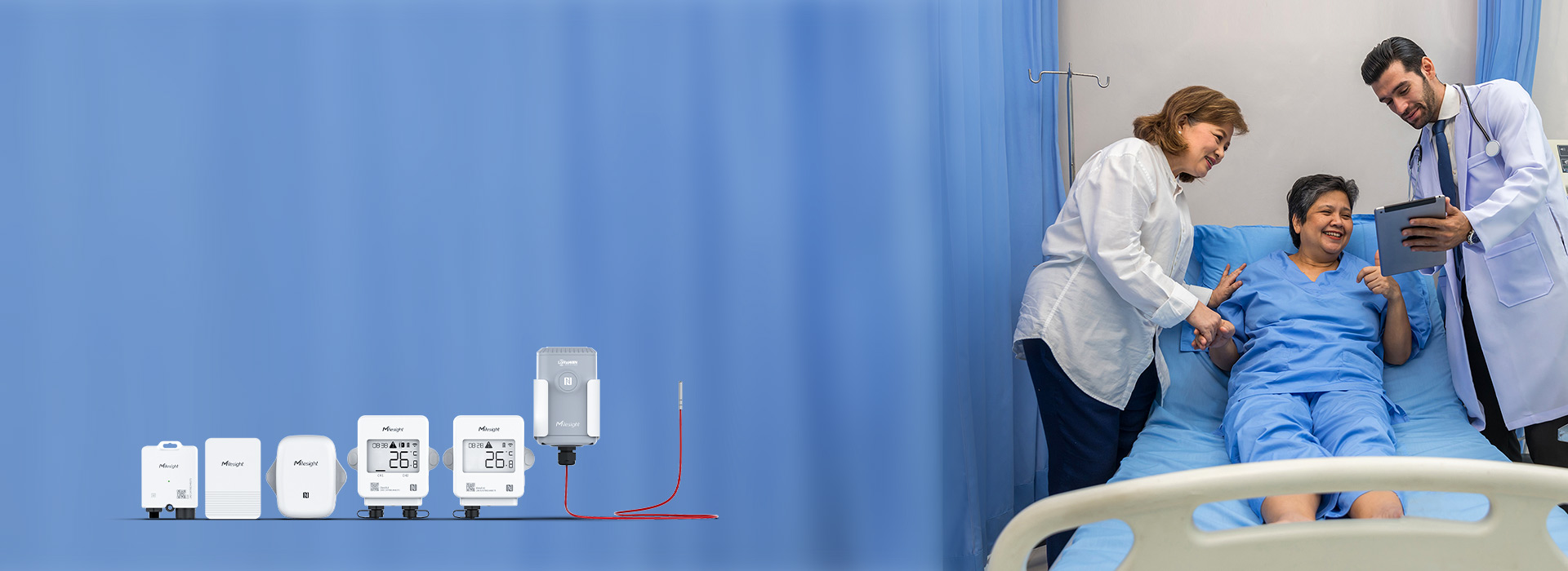 hospital temperature monitoring banner