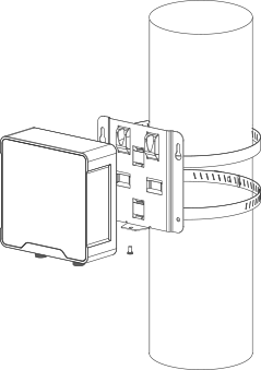 pole mounting pole mounting