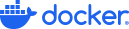 docker logo blue