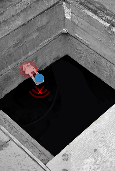 em410 rdl rainwater well tilt detection
