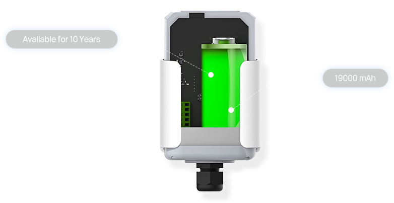 em500 pt100 platinum temperature sensor long battery life