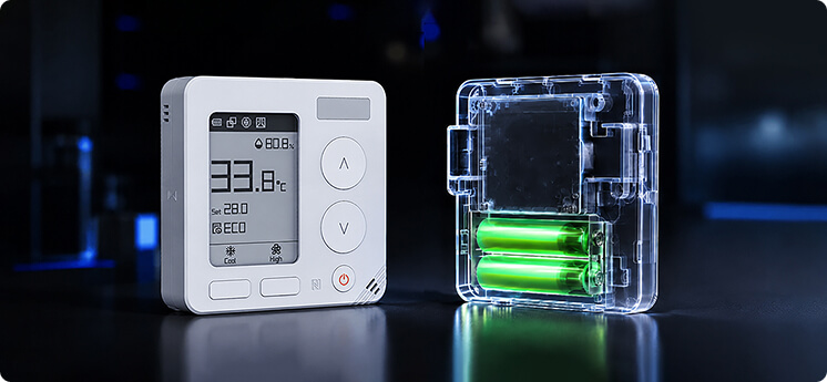 wt401 battery powered thermostat