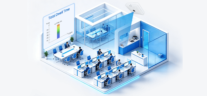 ai workplace occupancy sensor dwell time detection