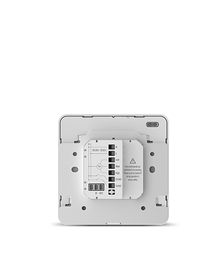 fan coil thermostat back