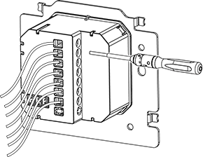 installation connecting wires