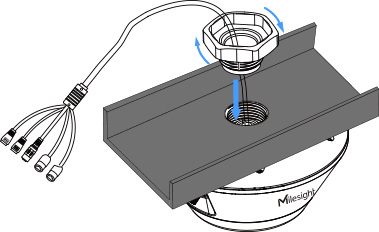 indoor parking camera intallation step1