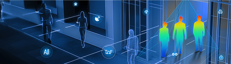 people sensing solution background