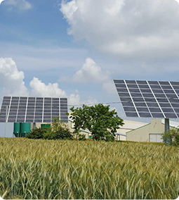 smart energy solar farm in france