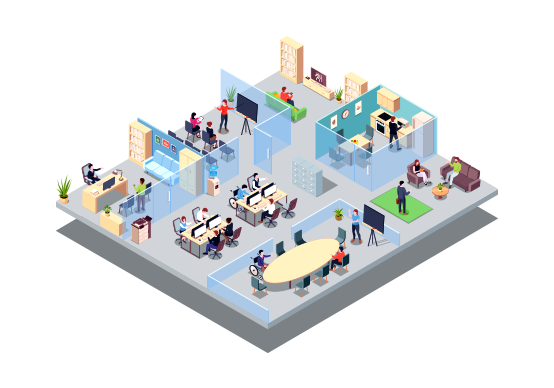 workstation space utilization