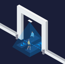 bi directiona people counting