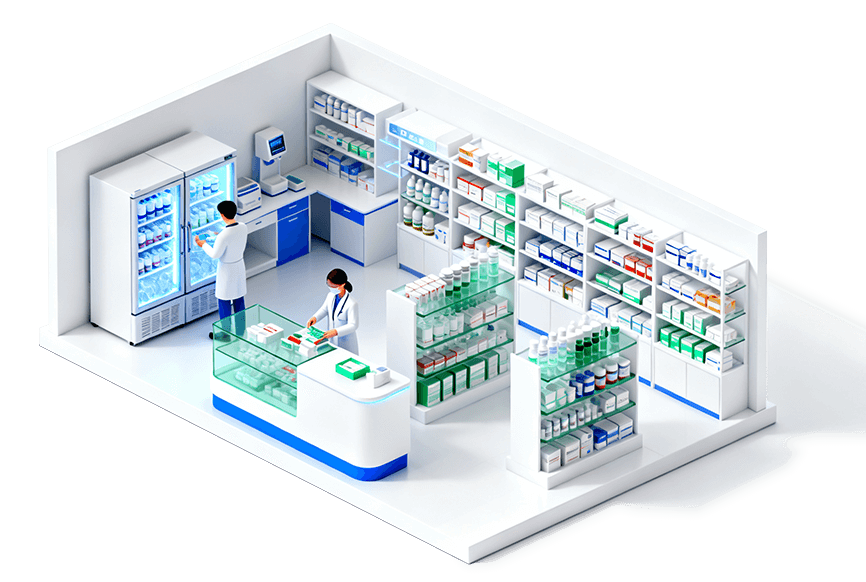 iot healthcare solution application pharmacy
