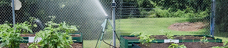 community gardens irrigation solution