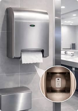 solution hygiene Bathroom hygiene monitoring sensor deployment