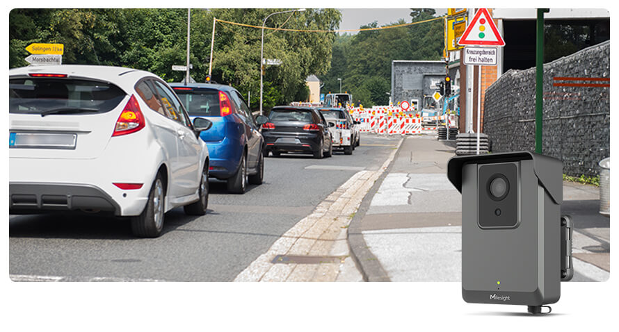 hot products 4g solar powered traffic sensing camera