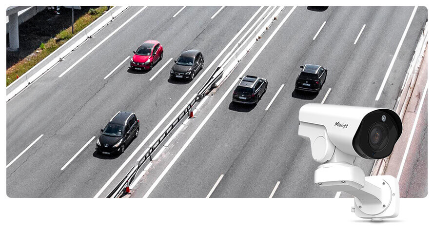 hot products ai road traffic ptz bullet plus camera