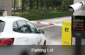 LPR cameras for parking lot