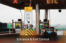 LPR cameras for gate control