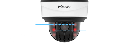 img responsive right Smart IR II Technology of Mini PTZ Dome Camera
