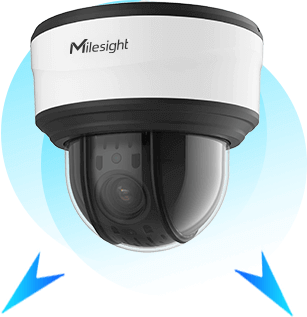 img responsive top Milesight Mini PTZ Dome Camera