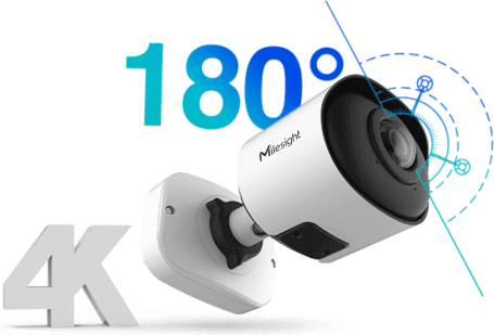 pro wide 180° panoramic bullet camera, 180 ip camera