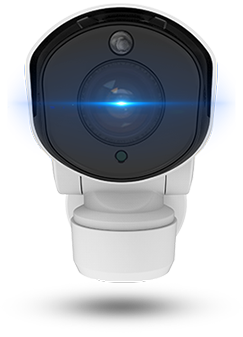 P Iris on Milesight PTZ Bullet Camera's lens supports powerful zoom and fast focus