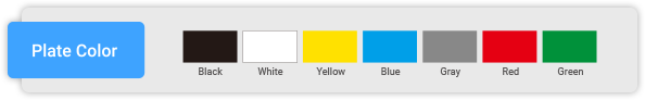 plate color recognition