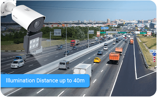 4X Optical Zoom supplement light ai lpr camera