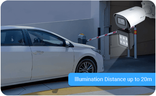 Supplement light AI LPR Motorized Pro Bullet Plus camera