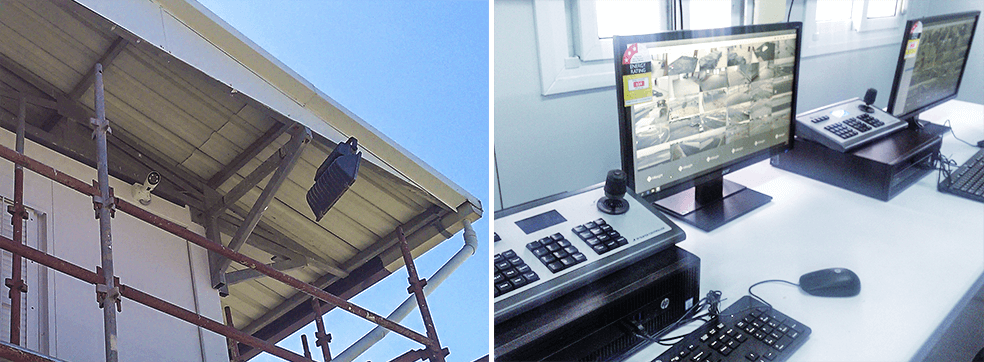 H.265+ Motorized Pro Bullet Network Camera and Central management system in the Jacksons International Airport.