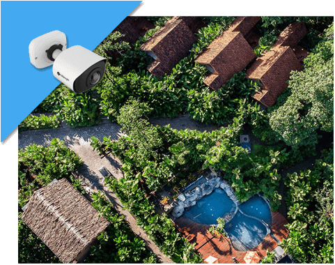 background Milesight security system safeguards your vacation time at hotel