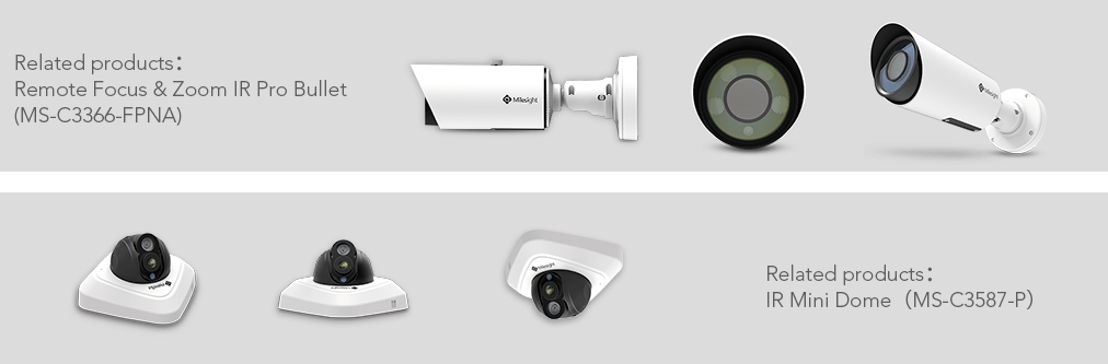 products IR Pro bullet camera, bullet camera,IR mini dome camera, mini dome camera