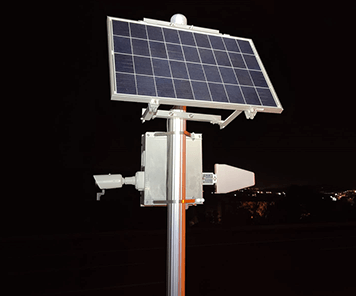 radar lpr with solar panel