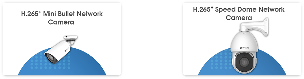 5 Milesight H.265+ Mini Bullet Network Camera